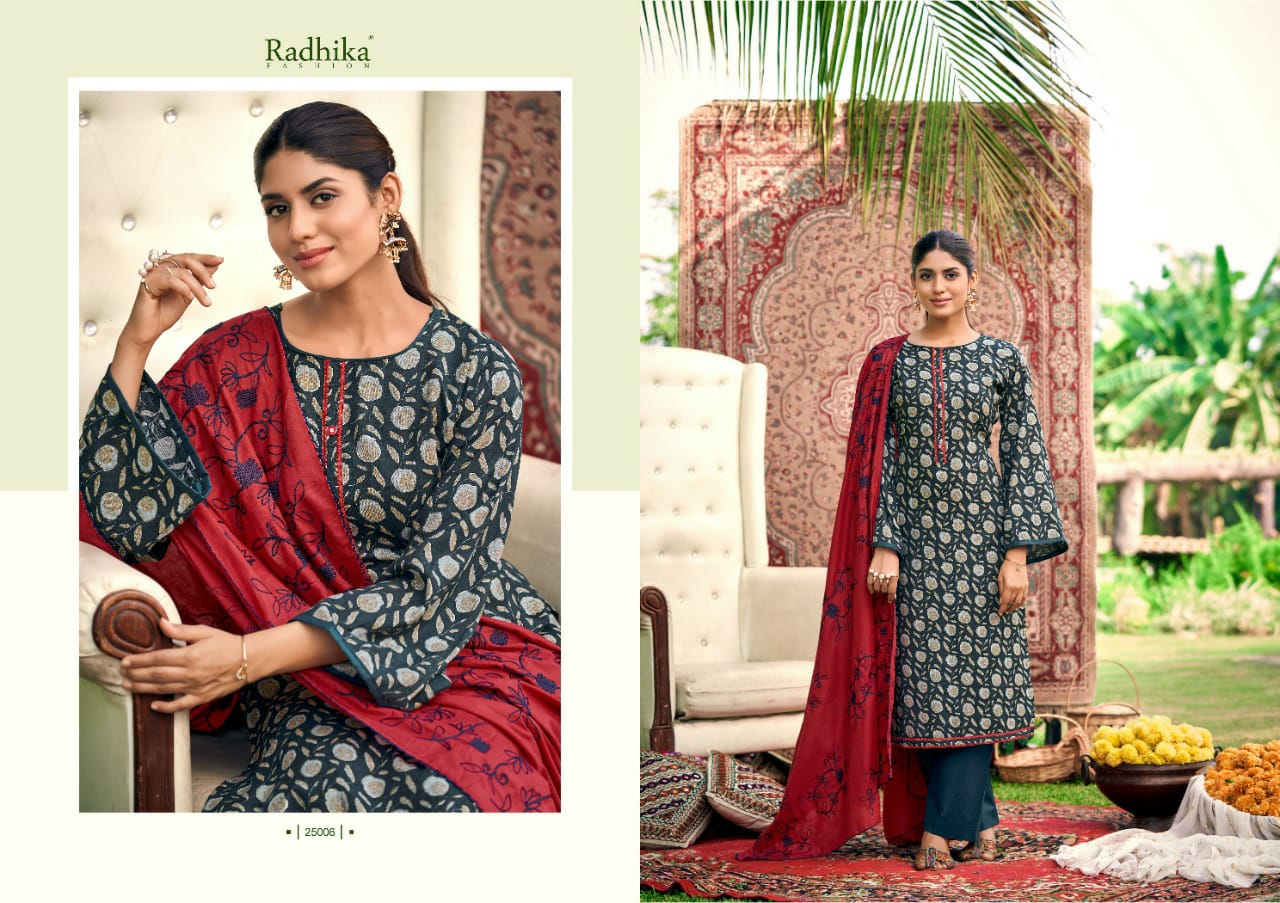 Azara Blossom 9 Casual Daily Wear Cotton Printed Designer Dress Material Collection